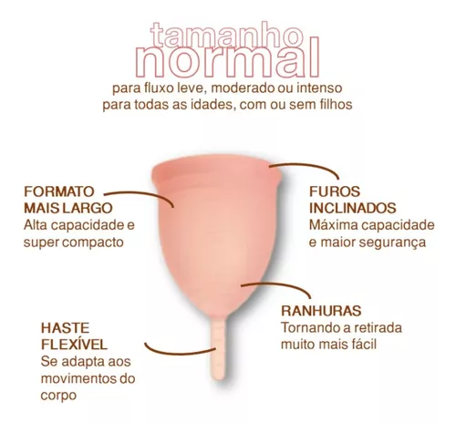 Coletor Menstrual Korui - Normal - Flor de Cerejeira - Rosa