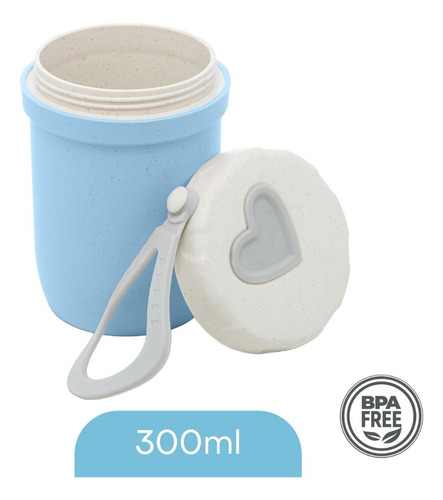 Pote Térmico Bambu Com Parede Dupla E Com Alça 300ml - Lyor
