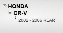 Amortiguador Trasero Honda Cr-v 2002 2003 2004 2005 2006