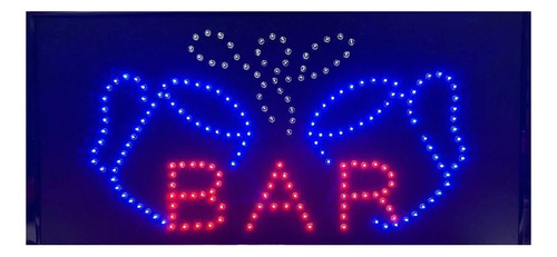 Letrero Luminoso De Led Bar Anuncio Publicidad Leds