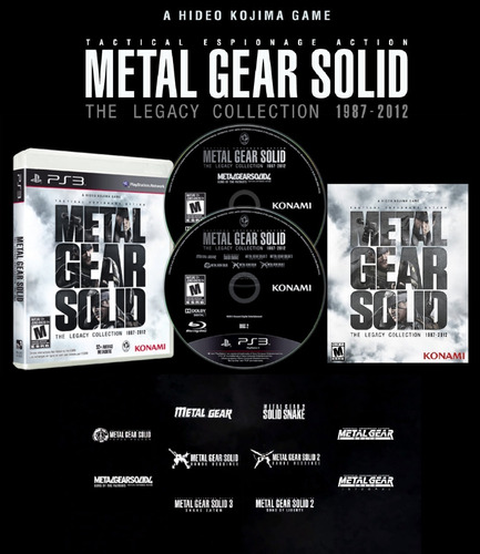 Metal Gear Solid: The Legacy Collection Standard Edition PS3 FĂsico - Excelente (Reacondicionado)