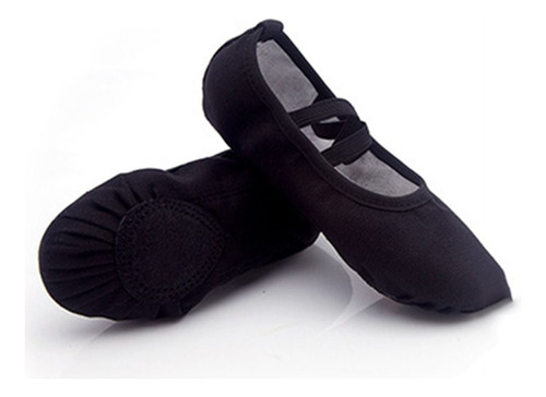 Zapatillas De Ballet Para Niñas De Cuero Suave