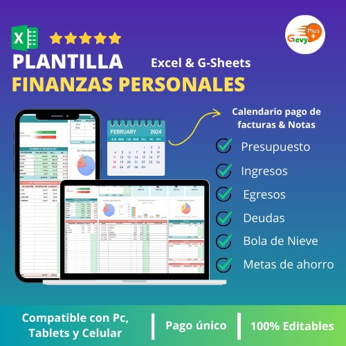 Finanzas Personales Excel & G-sheets