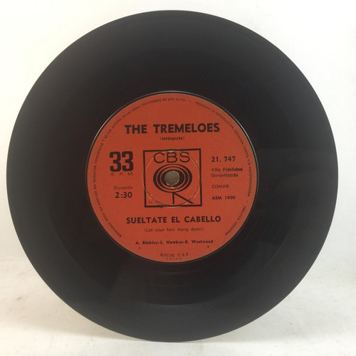 The Tremeoles - Sueltate El . - Beat Inglés Simple Vinilo Lp