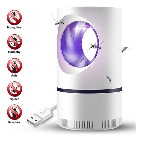 Lámpara Led Repelente De Mosquitos R, Fotocatalizador Usb Y
