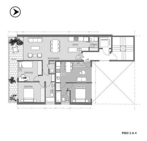 Imagen 11 de 15 de Departamento 3 Dormitorios En Venta - Parque España, Rosario