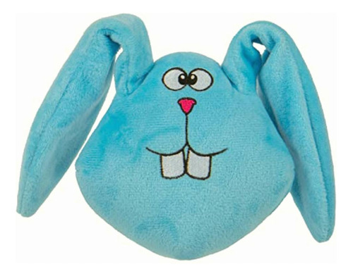 Godog® Action Plush Blue Bunny With Chew Guard