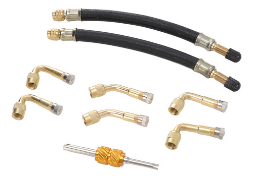 Extensiones De Válvula De Neumático Y Adaptador De Extensión