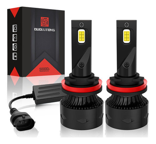 Kit Focos Delanteros Led Auto H3 H7 H11 9005 9006 Canbus Csp