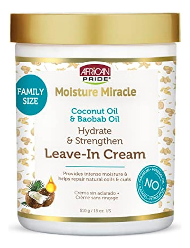 African Pride Moisture Miracle Coconut Oil & Baobab Oil Leav