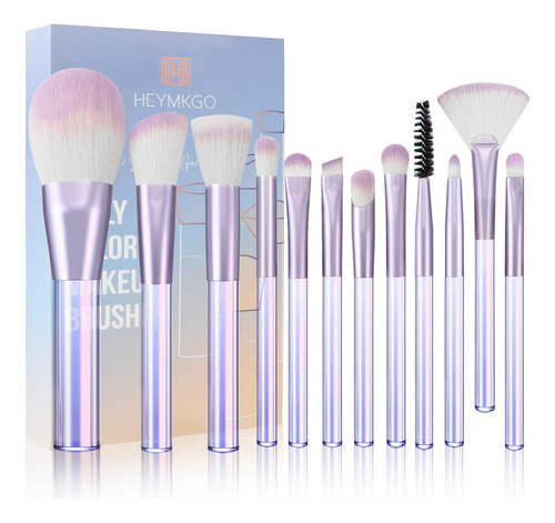 Heymkgo Juego De Brochas De Maquillaje, 12 Piezas De Mini Br