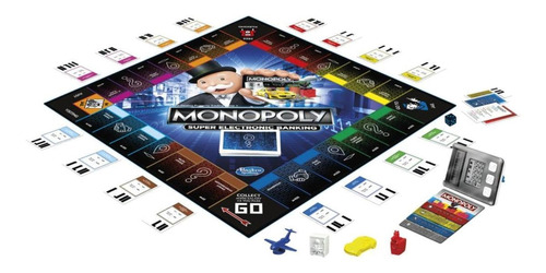 Juego De Mesa Monopoly Super Banco Electrónico Recompensas