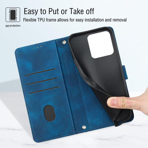 ( Funda Tipo Cartera Con Tapa En Relieve Para Xiaomi Redmi 10c