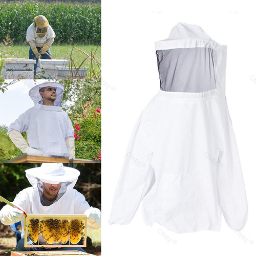 ! Chaqueta La Apicultura Velo Apicultor Traje Con Cremallera