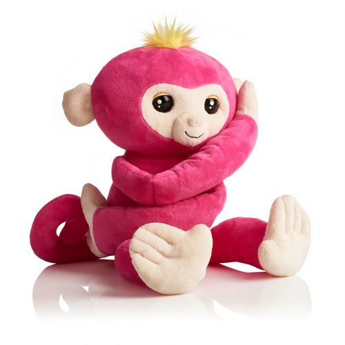 Peluche Interactivo Mono Bebé Mascota Color Rosa Wowwee