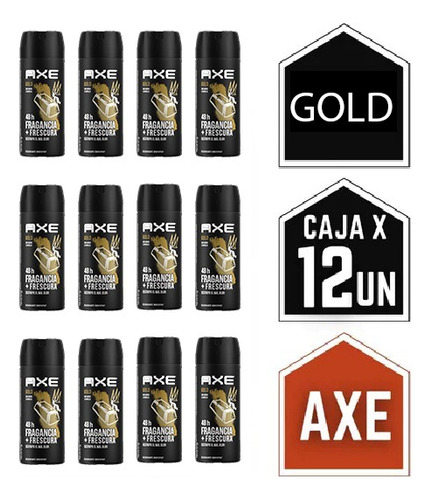 Promo Axe Desodorantes Caja De 12 Unidades Varios Aromas Todas