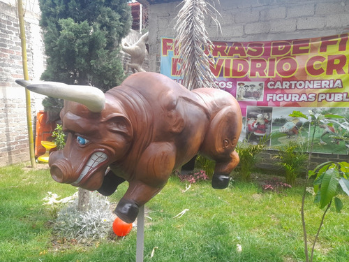 Toro De Fibra De Vidrio Para Eventos Fiestas Batucadas