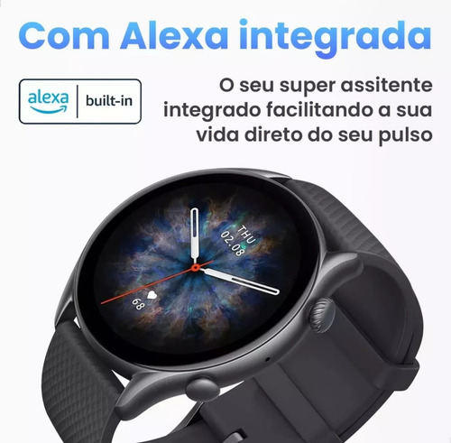 Smartwatch Amazfit Gtr 4 New Com Gps A2040 Galaxy Blac