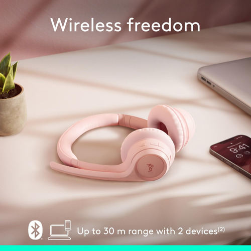 Fone De Ouvido Bluetooth Sem Fio Logitech Zone 300 Com Cance
