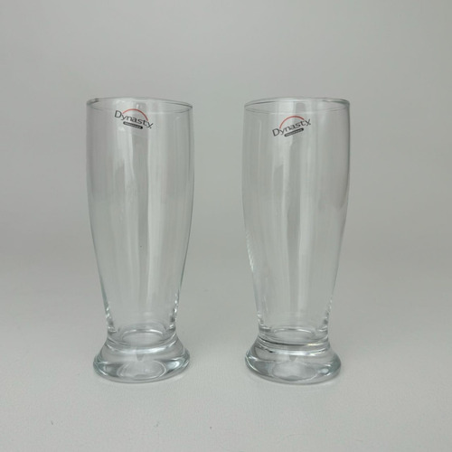 Jogo Com 6 Copos Tulipa Para Cerveja De Vidro Dynasty 200ml Cor Água