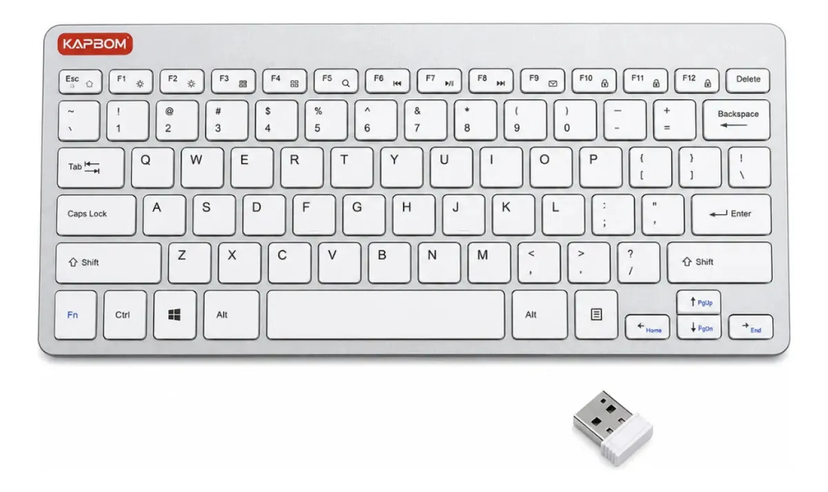 Mini Teclado Slim Sem Fio Bluetooth Para Notebook E Tablet