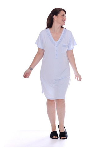 Camisón De Verano Manga Corta Talle Super Especial 692