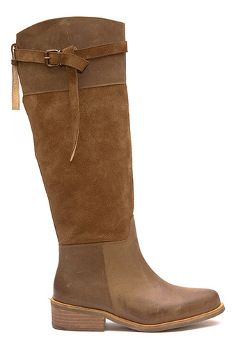 Botas De Cuero Sonia C3 Beige Giani Dafirenze