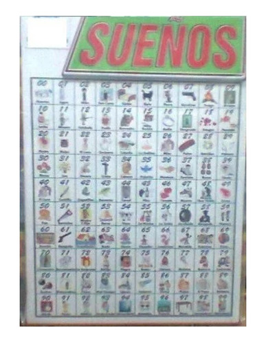 Cartel Sueños Con Dibujos Quiniela Mayer Emporio Agenciero