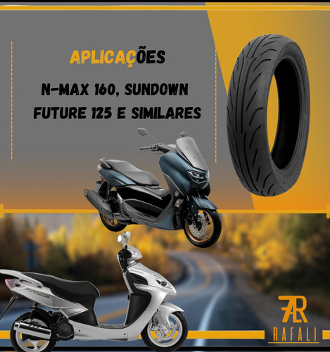 Pneu Moto Aro 13 110/70-13 Technic Power City 48s Dianteiro