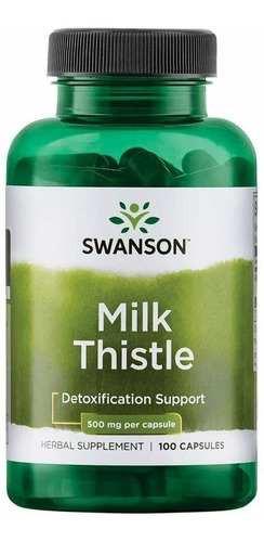 Swanson Milk Thistle 500 Mg (cardio Mariano) 100 Capsulas