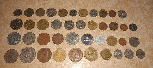 Gran Lote De Monedas Del Mundo (Usado)