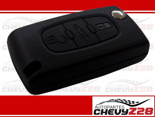 Carcasa De Llave De 3 Botones Para Peugeot 307