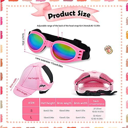 Gorro Para Perros Pequeños, Gorra De Béisbol Rosa Para Perro