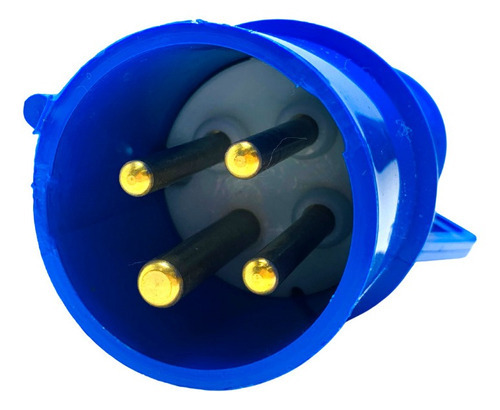 Plug Brasikon 3p+t 32a 200/250v 9h Ip44 S4279 Steck Cor Azul