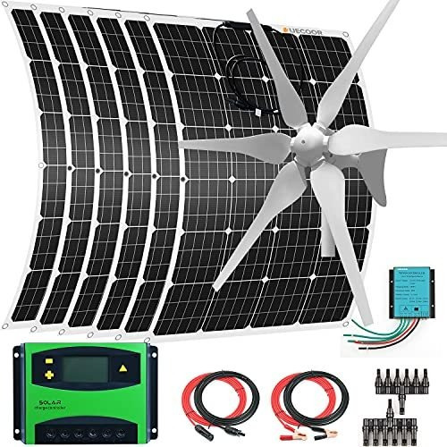 Paneles Solares - Auecoor - Kit De Generador De Turbina Eóli