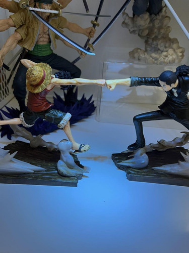 Action Figure One Piece Luffy Vs Lucci Senkozekkei Bandai