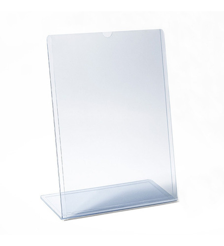 Display Transparente Tipo L A4 Vertical (21x30cm)