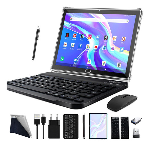 Tablet10.1''hd 64+4 Gb 8-core Memoria Ram Keyboard Pad Wifi