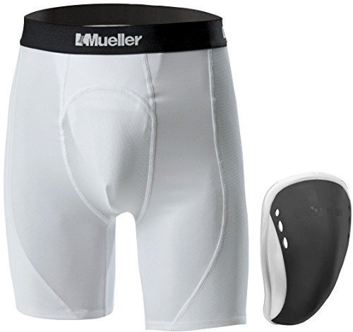 Mueller - Escudo Flexible Para Adultos Con Pantalones Cortos