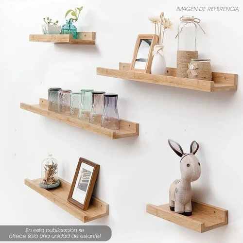 Estante Repisa Organizador Pino Decoración Vintage 90cm