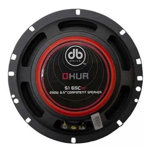 Pack 2 Sets Medios Rangos Db Drive S165cv2 6.5 PuLG 250w Máx