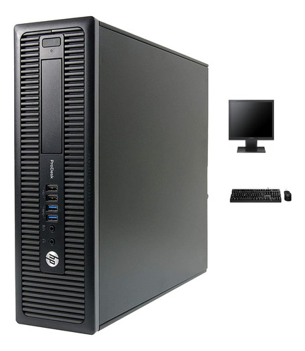 Equipo Computadora Pc Hp Elitedesk A8 4gb 500gb+ Monitor 19  (Reacondicionado)