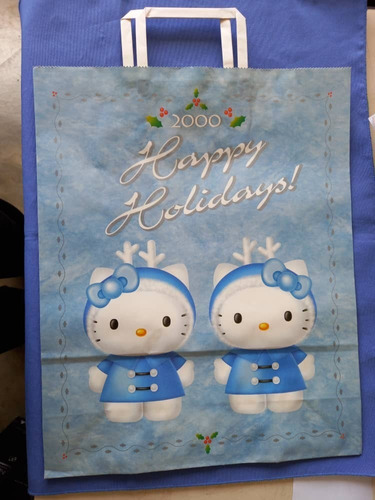 Sanrio - Hello Kitty - Bolsa De Papel Con Asa - Navidad