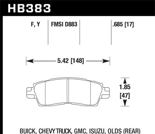 Pastilla De Freno Traseras Hawk Trailblazer 2002+ (verdes)