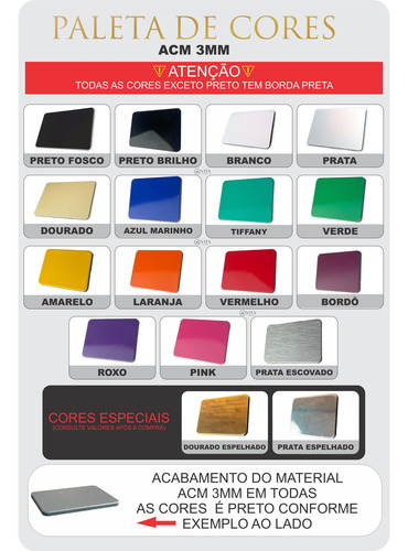 Kit Logo Acm Parede 1,80m+placa Pix+kit Instalação+brinde!
