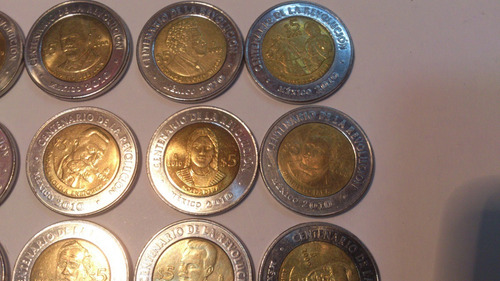 Colección $5 Sin Circular 37 Pzas Independencia- Revolucion (Usado)
