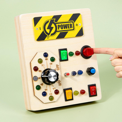 Busy Board Switch Toy Habilidad Fina Para Niños Pequeños