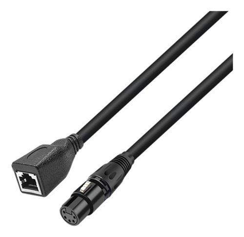 Cable Adaptador Xlr De 5 Pines Hembra A Rj45 Hembra, Cable .