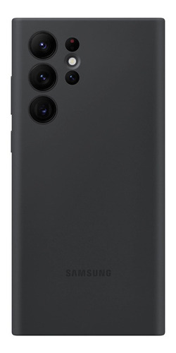 Case Samsung Galaxy S22 Ultra Silicone Cover Original Negro
