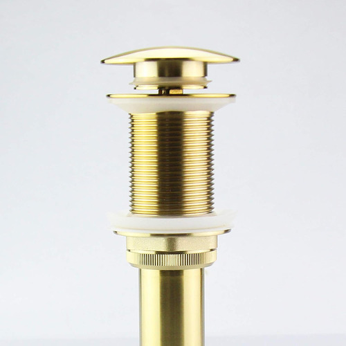 Tapón Dorado Para Desagüe De Fregadero Sin Descarga, Va